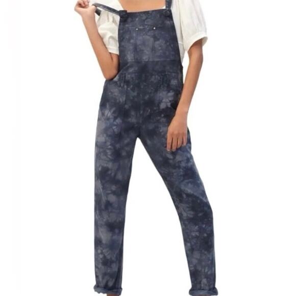 Anthropologie The Wanderer Overalls Tie Dye 30P - Picture 3 of 9